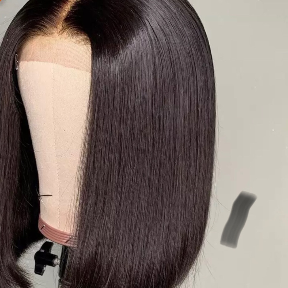 12 inch straight wig raw indian😍